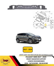 PEUGEOT 5008 2017 - 2024 FRONT RADIATOR SUPPORT LOWER CROSSMEMBER METAL NEW