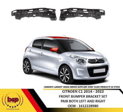 CITROEN C1 2014 – 2022 FRONT BUMPER BRACKET SET PAIR LEFT RIGHT 1612228980