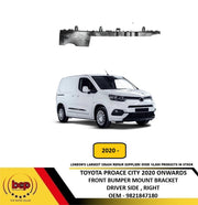TOYOTA PROACE CITY 2020 ONWARDS FRONT BUMPER TO WING MOUNT BRACKET DRIVERS RIGHT