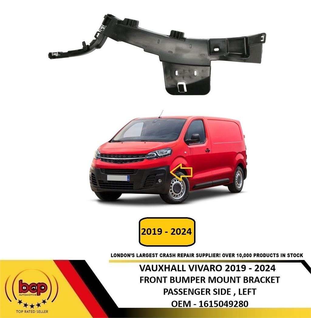 VAUXHALL VIVARO 2019 - 2024 FRONT BUMPER MOUNTING BRACKET PASSENGER SIDE LEFT
