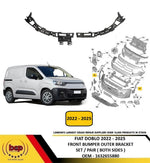 Load image into Gallery viewer, FIAT DOBLO 2022 - 2025 FRONT BUMPER OUTER BRACKET PAIR BOTH SIDES 1632655880