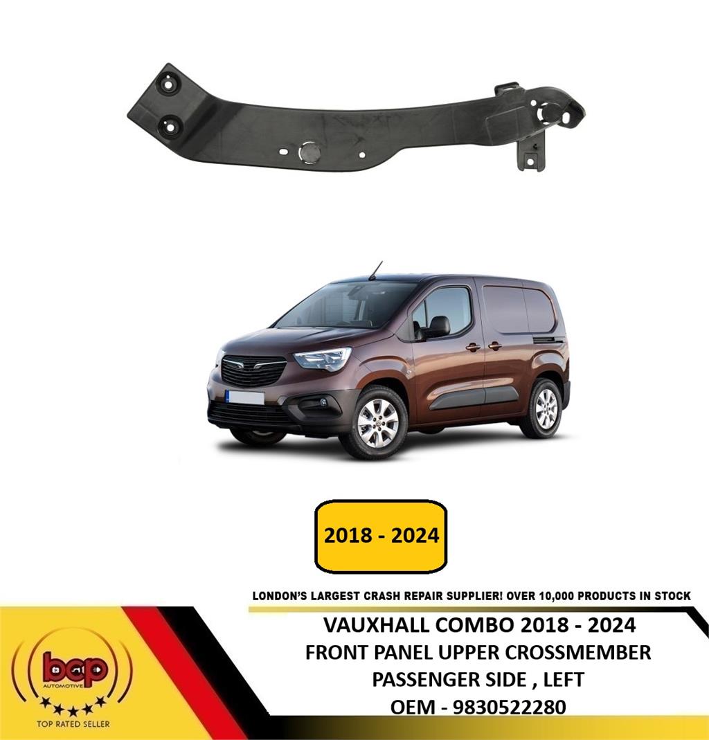 VAUXHALL COMBO 2018 - 2024 FRONT HEADLIGHT UPPER MOUNT BRACKET PASSENGER LEFT