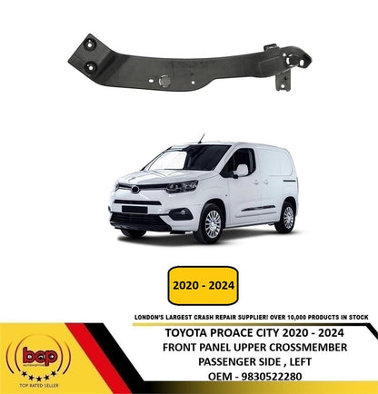 TOYOTA PROACE CITY 2020 -2024 FRONT HEADLIGHT UPPER MOUNT BRACKET PASSENGER LEFT