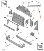 Load image into Gallery viewer, PEUGEOT PARTNER 2018 - 2024 FRONT HEADLIGHT UPPER MOUNT BRACKET DRIVER RIGHT
