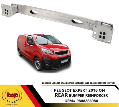 Peugeot Expert 2016 ON REAR BUMPER REINFORCEMENT CRASH BAR CARRIER HOLDER