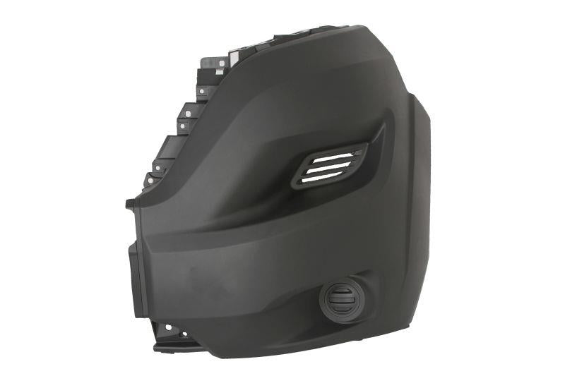 FIAT DUCATO 2017 ON FRONT BUMPER CORNER END CAP LEFT PASENGERS TEXTURED BLACK