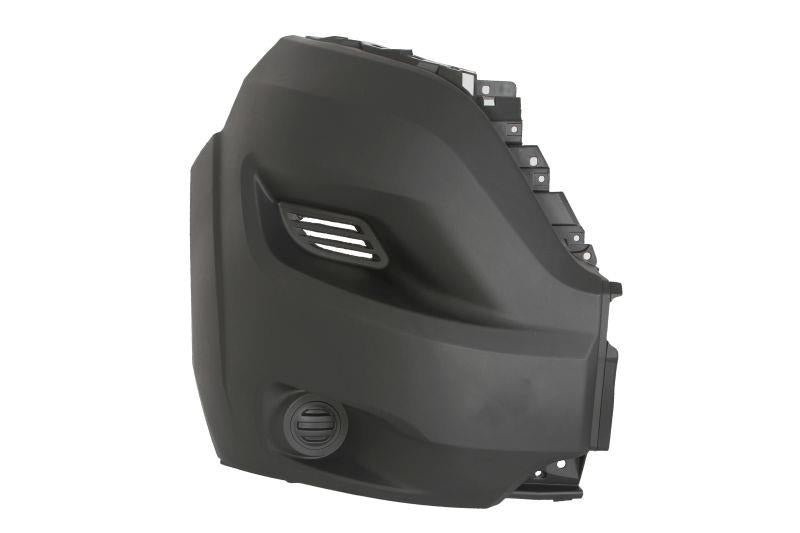 PEUGEOT BOXER 2017 ON FRONT BUMPER CORNER END CAP RIGHT DRIVER TEXTURED BLACK