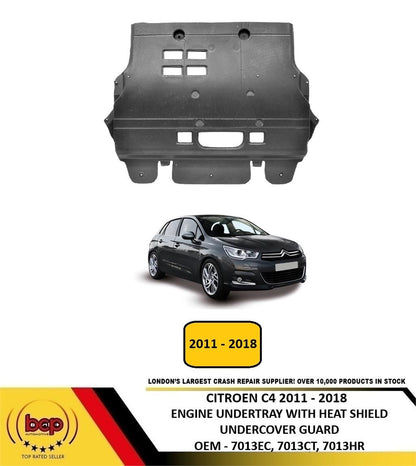CITROEN C4 2011 - 2018 ENGINE UNDERTRAY UNDERCOVER GUARD 7013EC,7013CT,7013HR