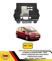 CITROEN C4 PICASSO 2007- 2018 ENGINE UNDERTRAY UNDERCOVER GUARD WITH HEAT SHIELD