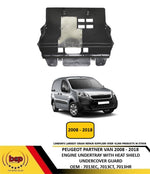 Load image into Gallery viewer, PEUGEOT PARTNER VAN 2008 - 2018 ENGINE UNDERTRAY UNDERCOVER WITH HEAT SHIELD NEW
