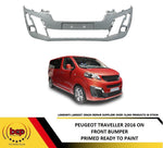 Load image into Gallery viewer, Peugeot Traveller 2016 ON FRONT BUMPER PRIMED NO SENSORS  READY TO PAINT
