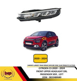 Load image into Gallery viewer, CITROEN C3 2020 -2024 FRONT UPPER HEADLIGHT DRL CHROME PASSENGER LEFT 9833480680