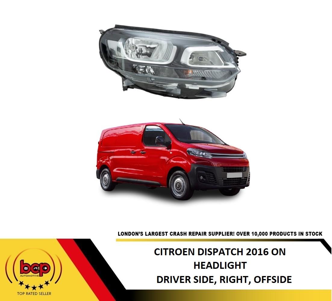 CITROEN DISPATCH 2016 ON HEADLAMP HEADLIGHT RIGHT DRIVERS SIDE 9808567880