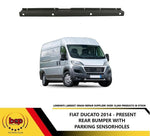 Load image into Gallery viewer, Fiat Ducato 2014 ON REAR BUMPER CENTRE WITH PARKING SENSOR HOLES TEXTURED
