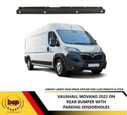 Vauxhall Movano 2022 ON REAR BUMPER CENTRE WITH PARKING SENSOR HOLES TEXTURED