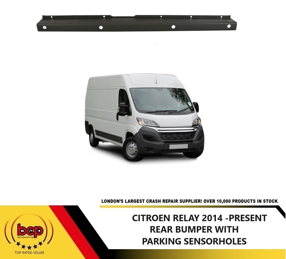 CITROEN RELAY 2014 ON REAR BUMPER CENTRE WITH PARKING SENSOR HOLES  TEXTURE