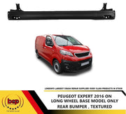 PEUGEOT EXPERT 2016 ON REAR BUMPER NO SENSOR HOLES LONG WHEEL BASE MODELS ONLY