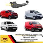 Load image into Gallery viewer, PEUGEOT EXPERT 2016 ON REAR BUMPER PRIMED WITH PARKING ASSIST HOLES SWB MODELS