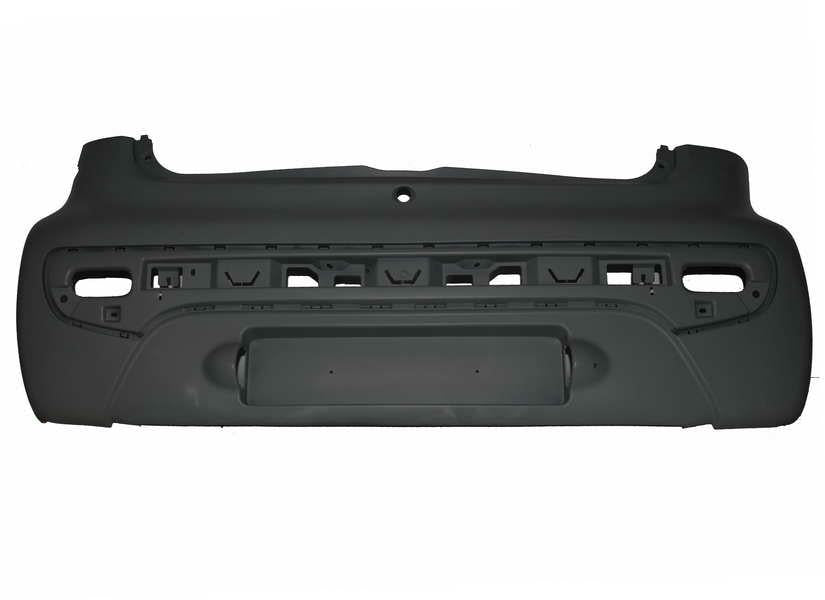 CITROEN C1 2005 – 2014 REAR BUMPER PRIMED NO PARKING SENSOR HOLES NEW 7410Y8