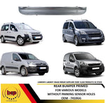 Load image into Gallery viewer, PEUGEOT PARTNER 2008 – 2018 REAR BUMPER PRIMED NO PARKING SENSOR HOLES
