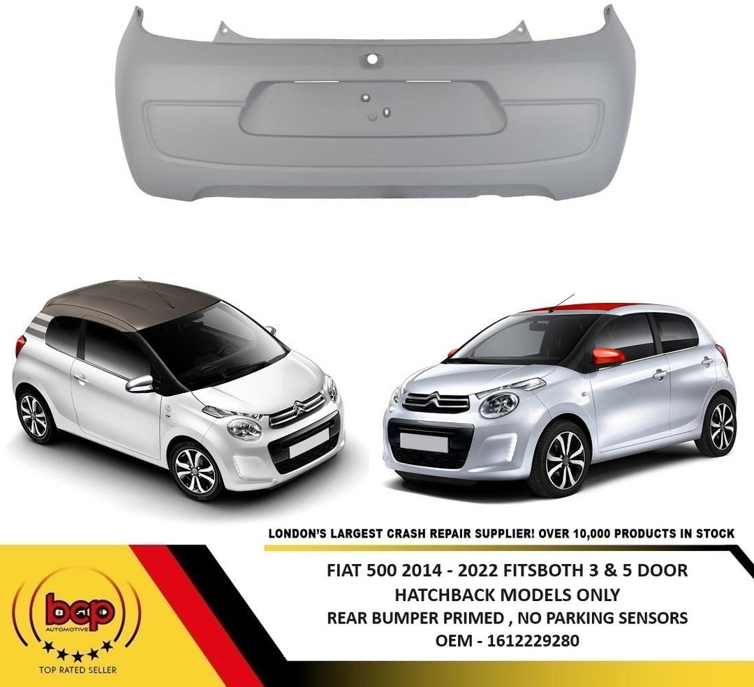 CITROEN C1 2014 - 2018 REAR BUMPER PRIMED NEW INSURANCE APPROVED 1612229280