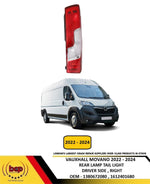 Load image into Gallery viewer, VAUXHALL MOVANO 2022 - 2024 REAR LIGHT TAIL LIGHT LAMP DRIVER SIDE RIGHT NEW
