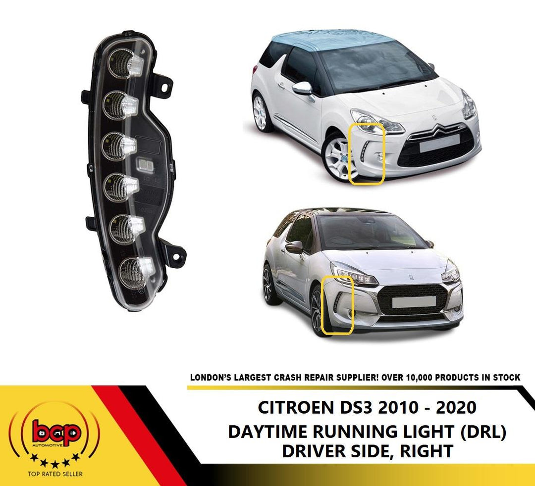 CITROEN DS3 2010 - 2020 NEW FRONT DAYTIME RUNNING LIGHT RIGHT OFFSIDE DRIVERS