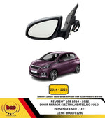 Load image into Gallery viewer, PEUGEOT 108 2014 - 2022 ELECTRIC MIRROR PASSENGER SIDE LEFT NEW PRIMED
