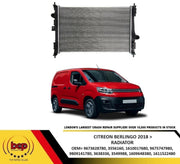 CITREON BERLINGO 2018 ON RADIATOR WATER COOLER 636014 CHECK OEM PART NUMBER