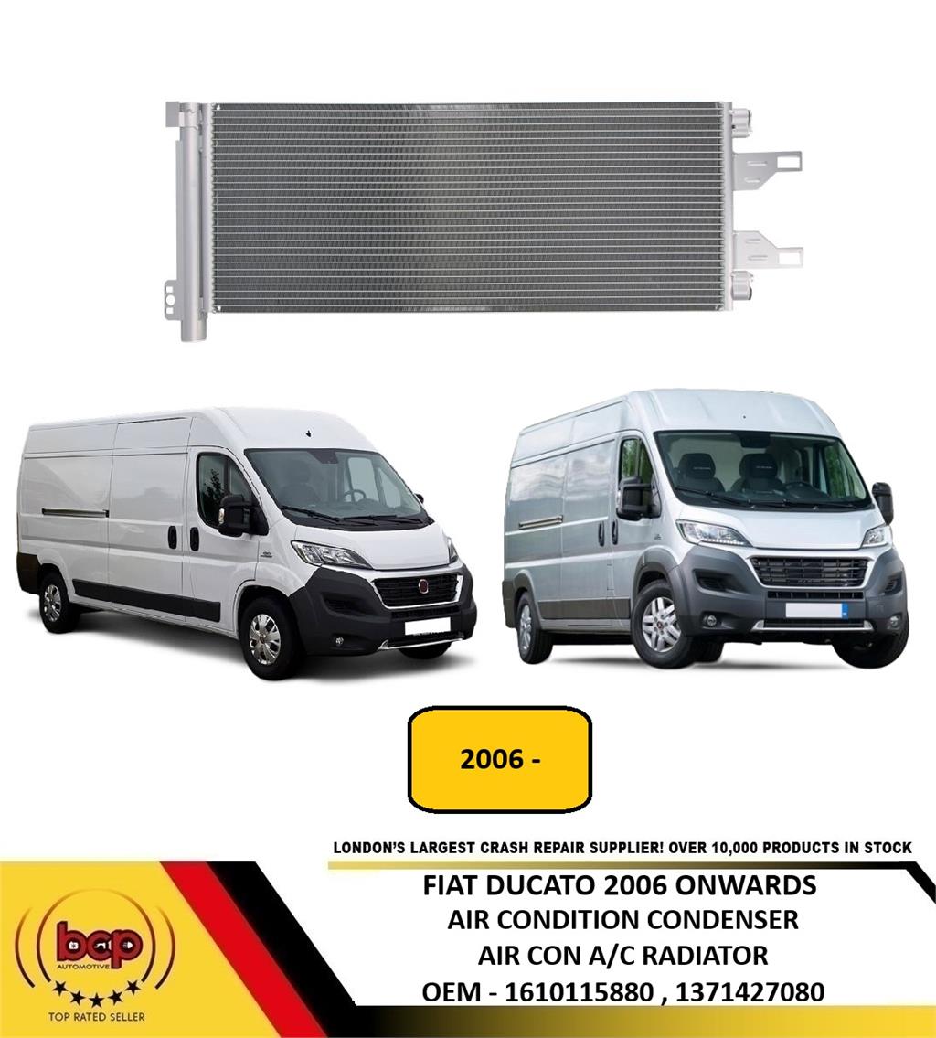 FIAT DUCATO 2006 ON AIR CONDITION CONDENSER A/C AIR CON RADIATOR WITH DRYER