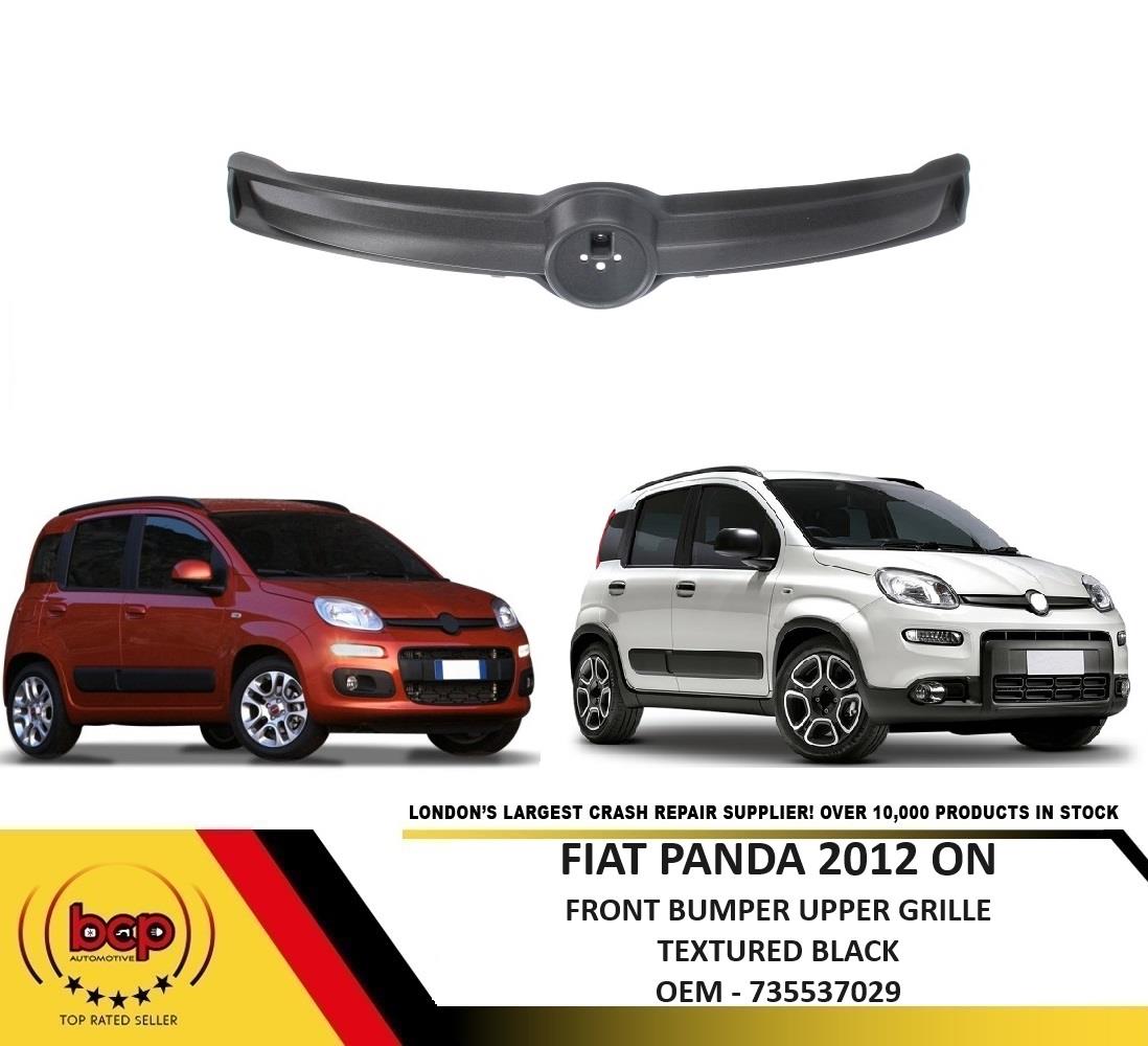 FIAT PANDA 2012 - 2020 FRONT UPPER GRILLE WHERE THE BADGE GOES BLACK TRIM