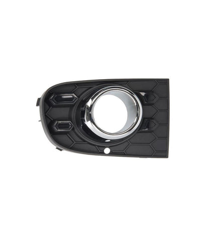 FIAT 500 S 2015 ON FRONT BUMPER FOG GRILLE BLACK WITH CHROME MOULDING RIGHT SIDE
