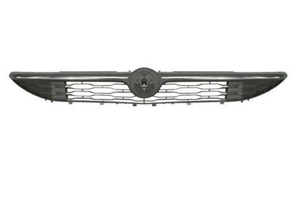 FIAT DOBLO 2015 – 2022 FRONT BUMPER UPPER RADIATOR GRILLE BLACK WITH CHROME TRIM