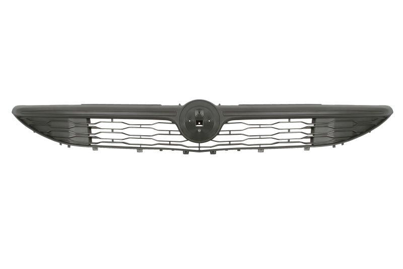 FIAT DOBLO 2015 – 2022 FRONT BUMPER UPPER RADIATOR GRILLE BLACK WITH BLACK TRIM
