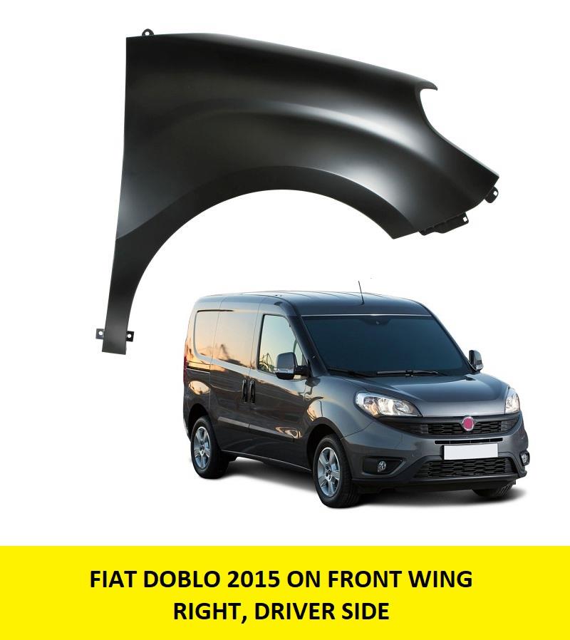 FIAT DOBLO 2015 ON FRONT WING FENDER RIGHT DRIVERS SIDE READY TO PAINT