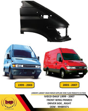 IVECO DAILY 1999 -2006 WING RIGHT DRIVERS SIDE NEW PRIMED READY TO PAINT