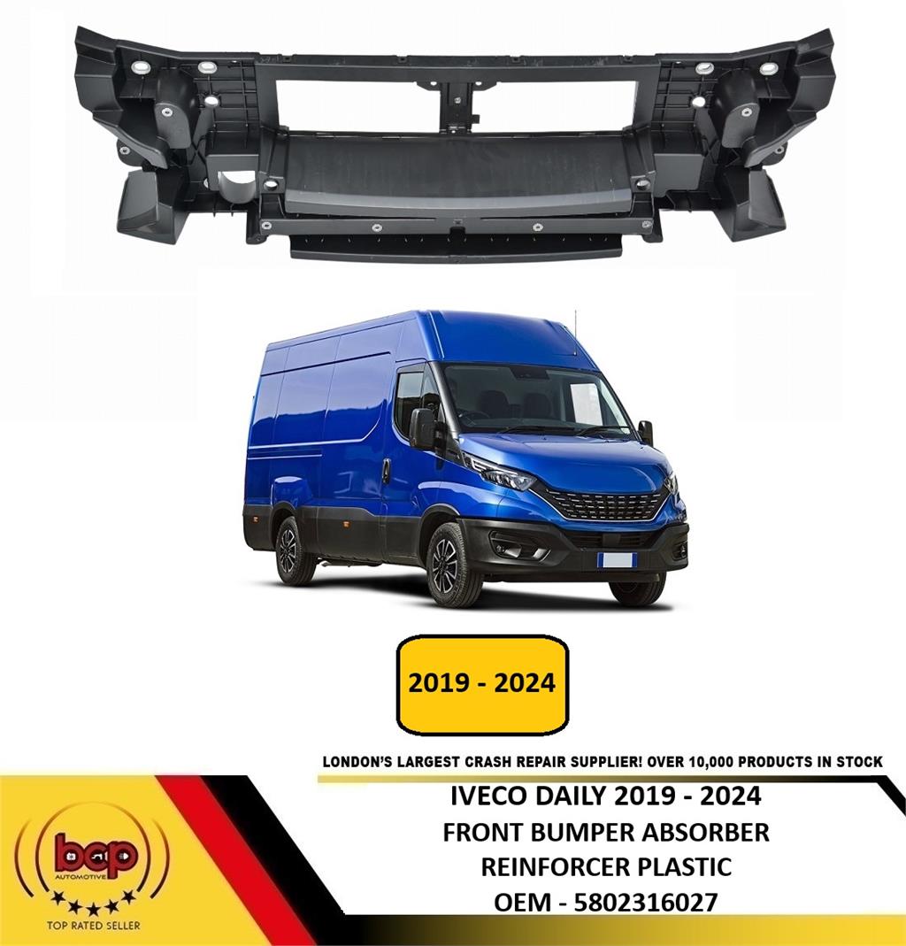 IVECO DAILY 2019 - 2024 FRONT BUMPER ABSORBER REINFORCER MOUTING SUPPORT PLASTIC