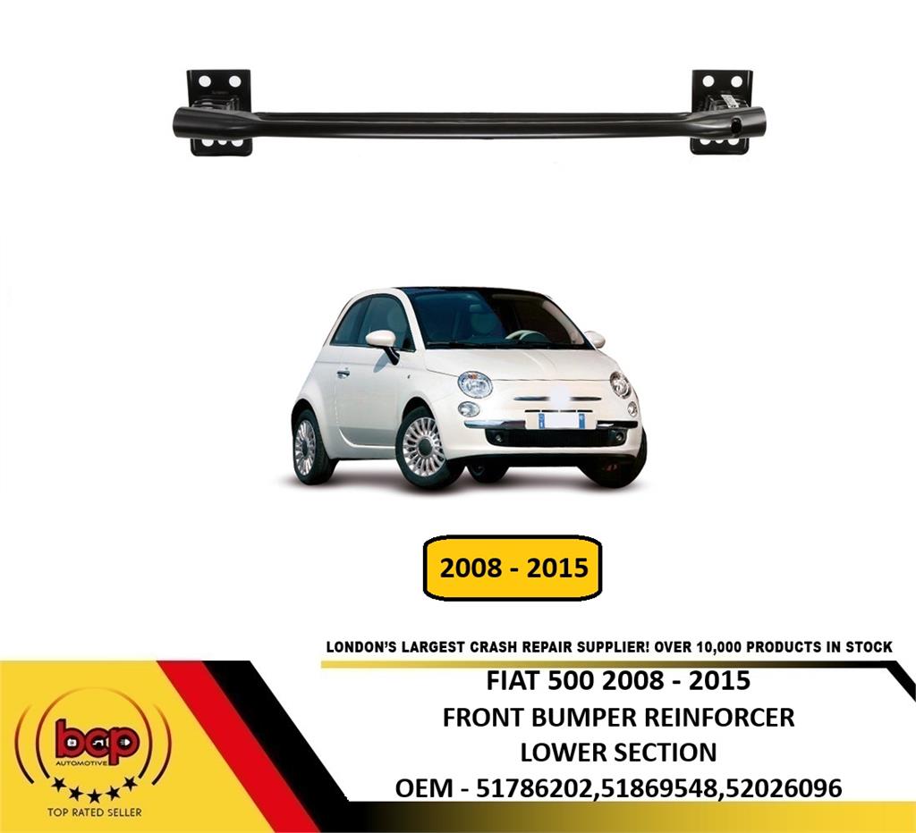 FIAT 500 2008 TO 2015 FRONT BUMPER LOWER REINFORCEMENT BAR CARRIER BOTTOM CRASH