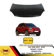FIAT 500 X 2015 - 2018 BONNET HOOD PRIMED STEEL NEW 51940489 52024631 68285292AA
