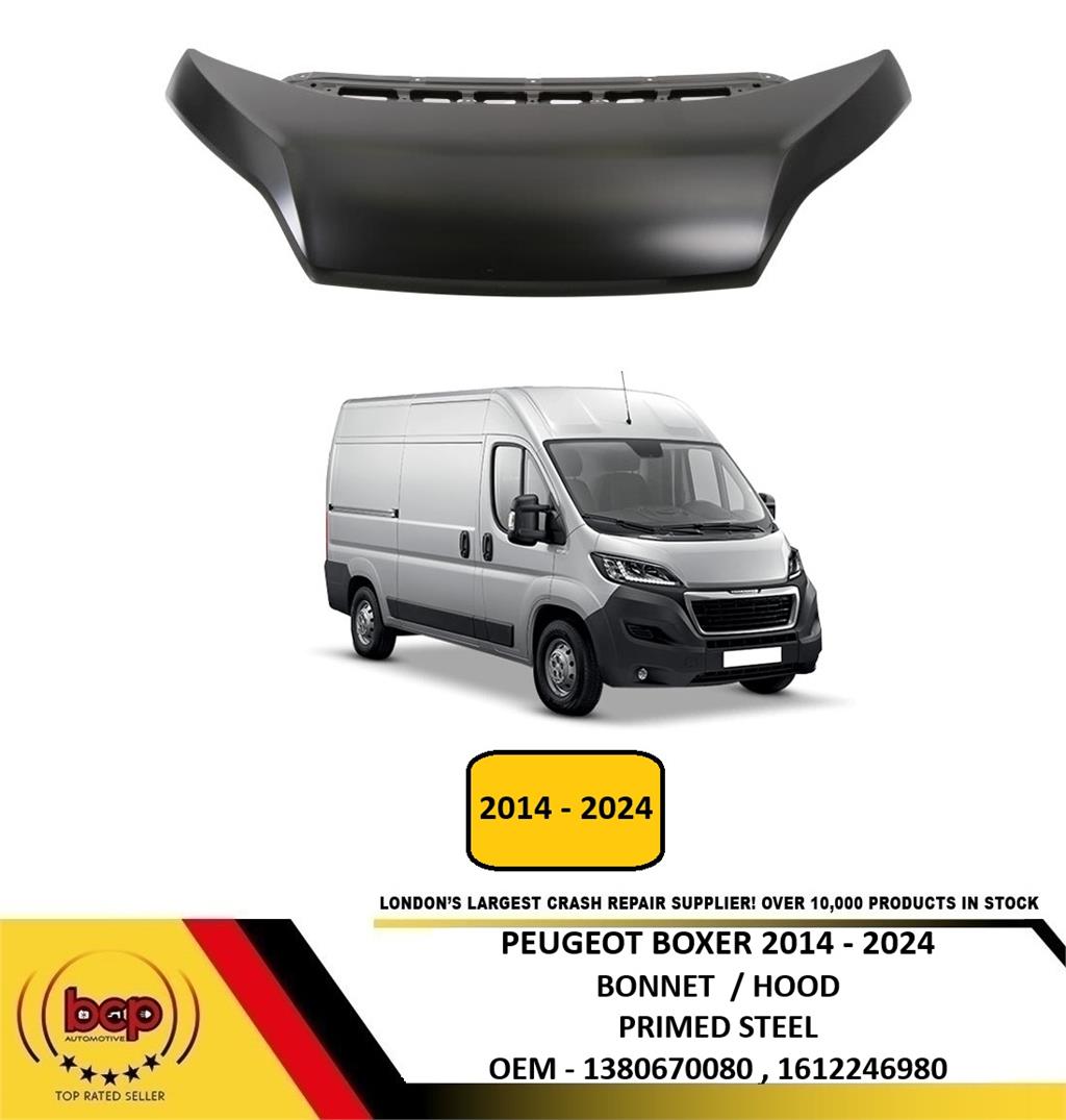 PEUGEOT BOXER 2014 - 2024 BONNET HOOD PANEL STEEL NEW OEM QUALITY 1380670080