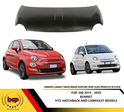 FIAT 500 2015 - 2020 BONNET HOOD PANEL INSURANCE APPROVED