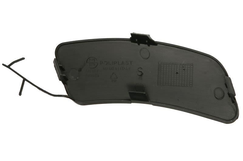 IVECO DAILY 2019 ON FRONT BUMPER TOW EYE COVER TEXTURED BLACK PASSENGER LEFT