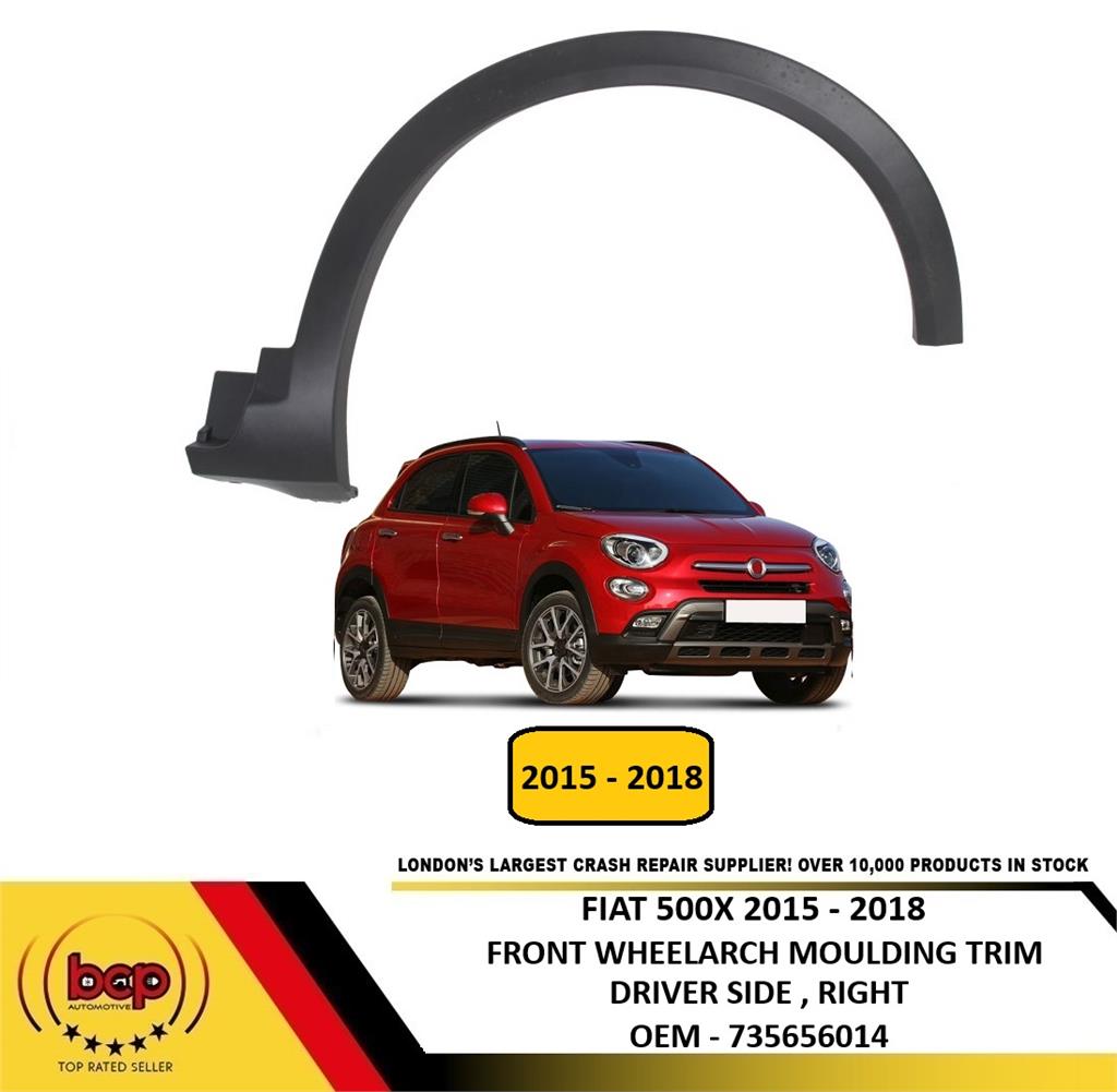 FIAT 500X 2015 – 2018 FRONT WHEEL ARCH MOULDING TRIM DRIVER SIDE RIGHT NEW