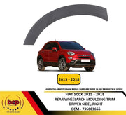 FIAT 500X 2015 – 2018 REAR WHEEL ARCH MOULDING TRIM DRIVER SIDE RIGHT NEW