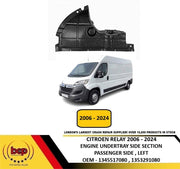 CITROEN RELAY 2006 – 2024 ENGINE UNDER TRAY UNDERCOVER SHIELD SIDE SECTION LEFT