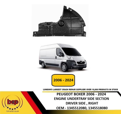 PEUGEOT BOXER 2006 – 2024 ENGINE UNDER TRAY UNDERCOVER SHIELD SIDE SECTION RIGHT