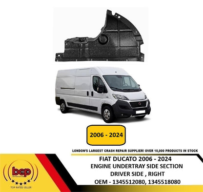 FIAT DUCATO 2006 – 2024 ENGINE UNDER TRAY UNDERCOVER SHIELD SIDE SECTION RIGHT