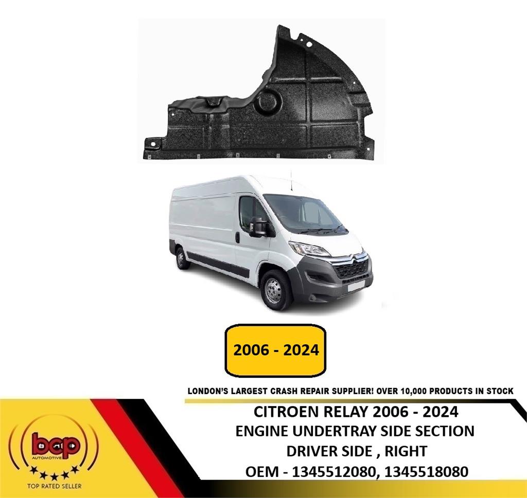 CITROEN RELAY 2006 – 2024 ENGINE UNDER TRAY UNDERCOVER SHIELD SIDE SECTION RIGHT