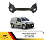Load image into Gallery viewer, FIAT FIORINO 2016 ONWARDS FRONT BUMPER TEXTURED BLACK WITH FOG HOLES
