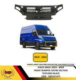 Load image into Gallery viewer, IVECO DAILY 2019 - 2024 FRONT BUMPER CENTRE SECTION TEXTURED BLACK NEW
